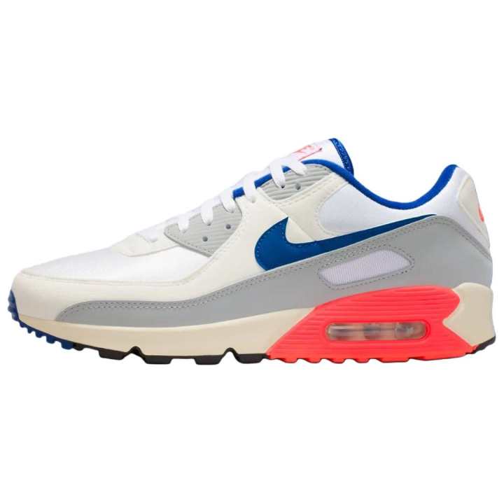Nike Nike Air Max 90 Running Shoes Unisex White Blue