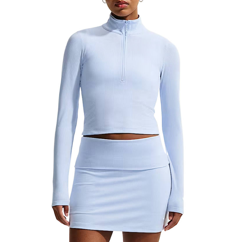 Nike Nike Sportswear Chill Knit Women's Tight Quarter-Zip Long-Sleeve Ribbed Top