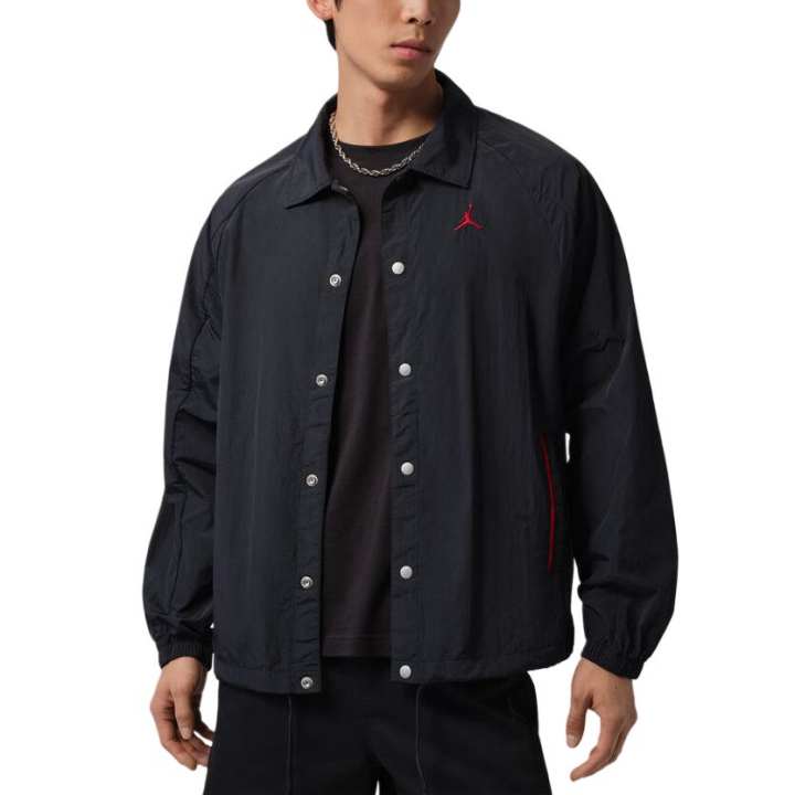 Jordan Jordan BRAND Jackets Men's Black Lapel Moderate