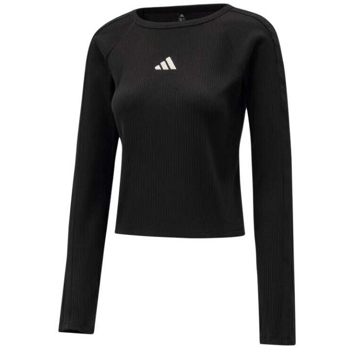 Adidas Adidas T Shirts Women's Black Crew Neck Moderate