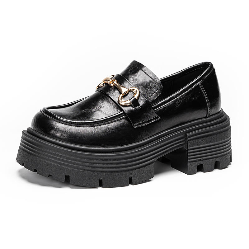 WARRIOR Warrior Loafers 6CM Women's Black