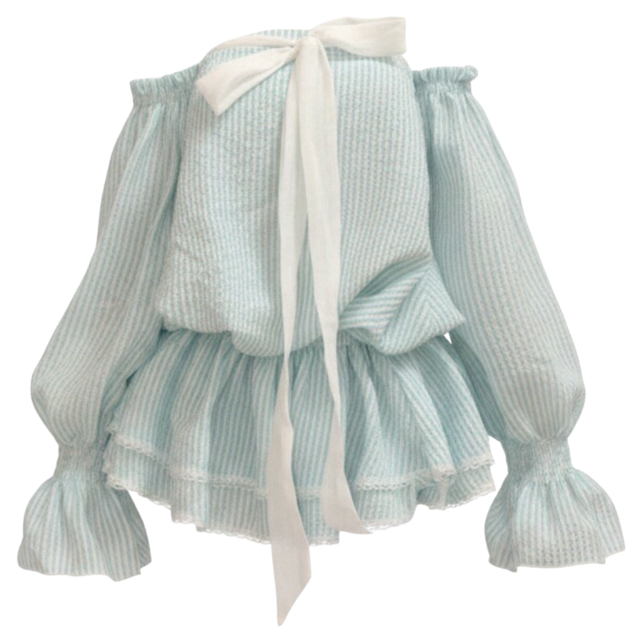 FINDSME GAGA Two Piece Skirt Sets Women's Boat Neck Moderate Short
