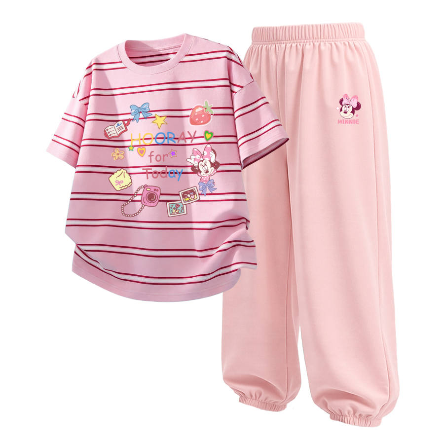 Disney Kids Casual Sportswear Crew Neck Thin