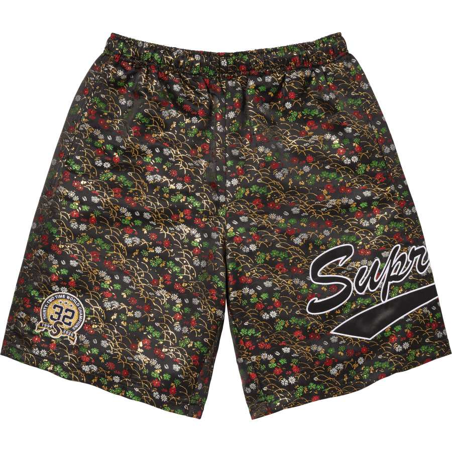 Supreme Supreme SS26 WEEK5 Floral Jacquard Short Casual Shorts Unisex