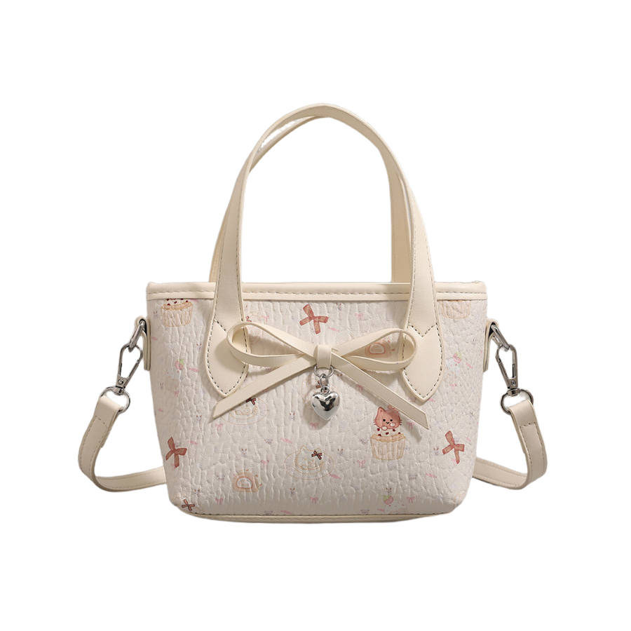 YALU Pu Handbag Regular Women's White/Blue/Pink