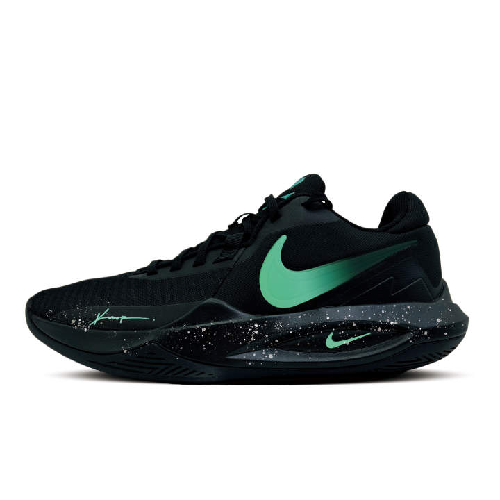 Nike Nike Precision 6 Smoky Ink Fabric Cushioning Abrasion Resistant Height Increasing Low top Rubber Basketball Shoes Men's
