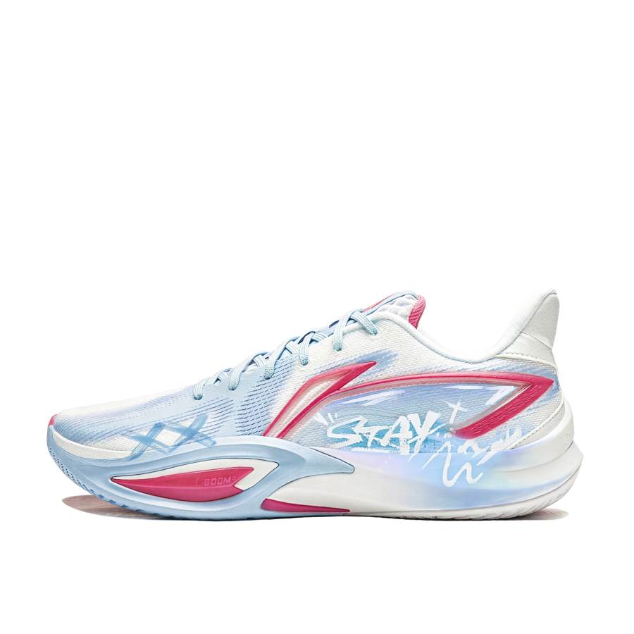 Li-Ning Li Ning Speed 3 Maris Sal Peach Soda Rebound Grip Abrasion Resistant Breathable Slip Resistant Low top Basketball Shoes