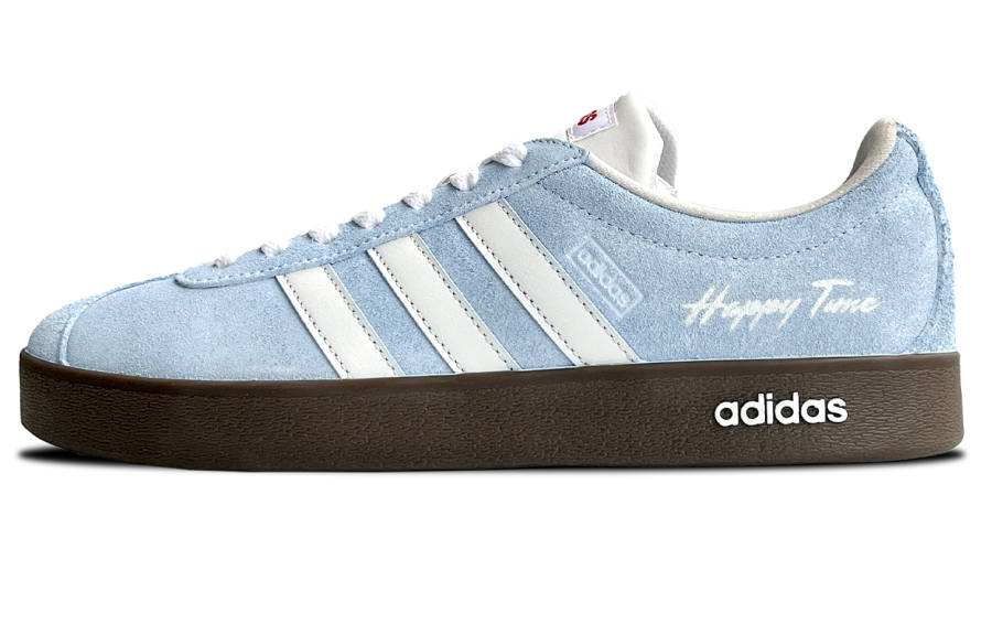 Adidas Adidas VL COURT 2.0 Lightweight Slip Resistant Low top Skateboard Shoes Unisex Blue White