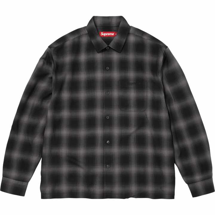 Supreme Supreme SS26 WEEK5 Shadow Plaid Rayon Shirt Unisex