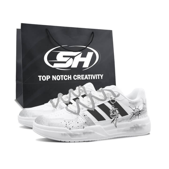 Adidas Adidas LITE BALLER PU Plain Ink Silver Blade, Shopping Bag Abrasion Resistant Lightweight Slip Resistant Low top
