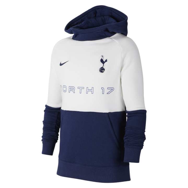 Nike Nike Sweatshirts Unisex Blue/White Hooded Moderate