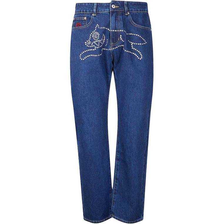 Ice Cream Jeans Men's Indigo Moderate Straight Fit Pants
