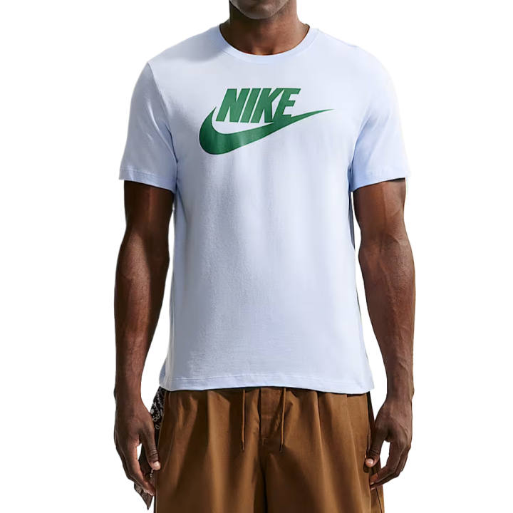 Nike Nike Sportswear T Shirts Men's Hydrogen Blue Crew Neck