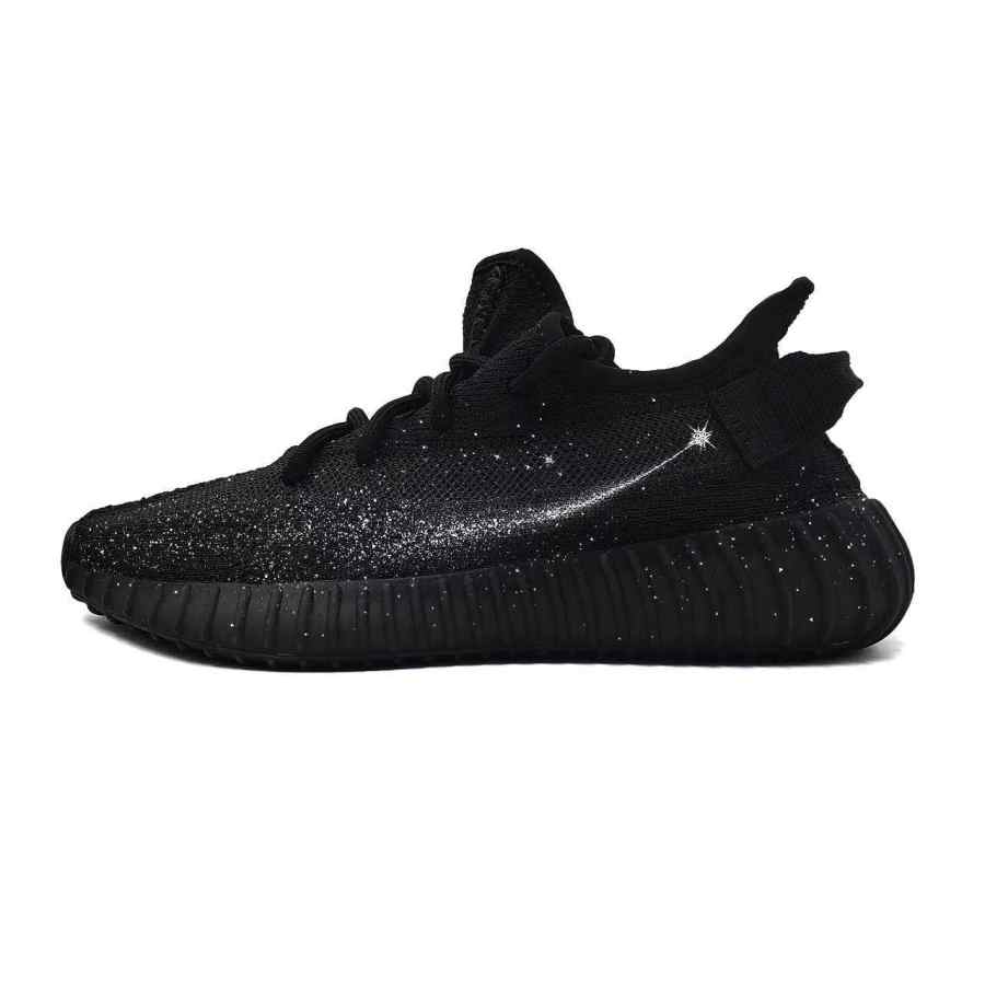 Adidas Originals Yeezy Boost 350 V2 Baby's Breath Starry Journey Fabric Slip Resistant Low top Casual Shoes Unisex