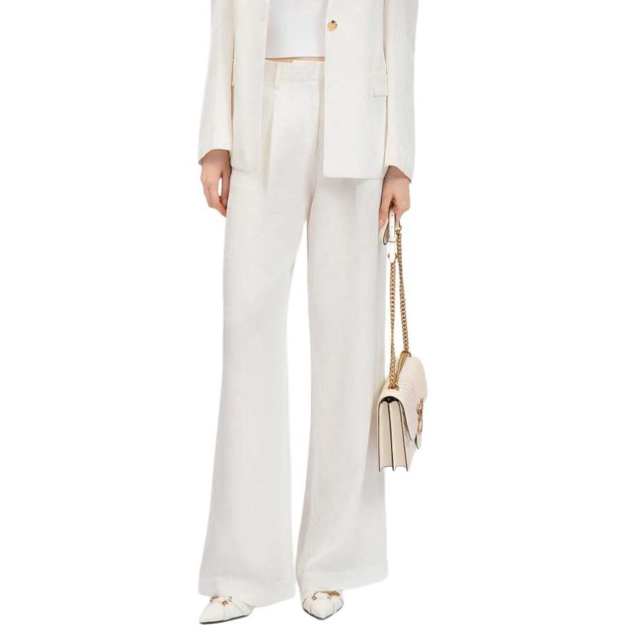 PINKO Suit Pants Women's White Moderate Suit Pants