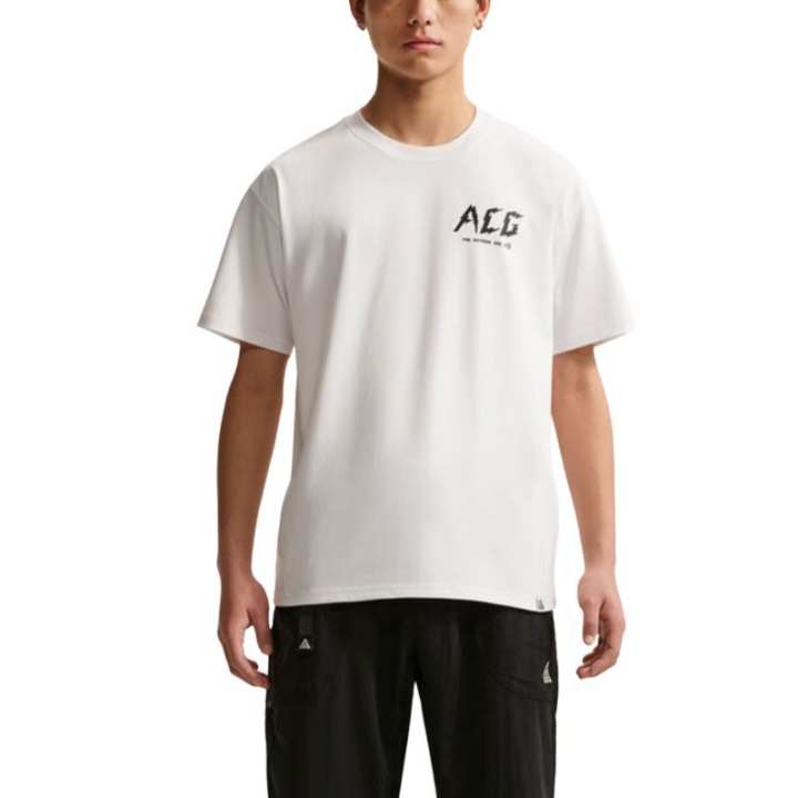 Nike Nike ACG T Shirts Men's White Crew Neck Moderate