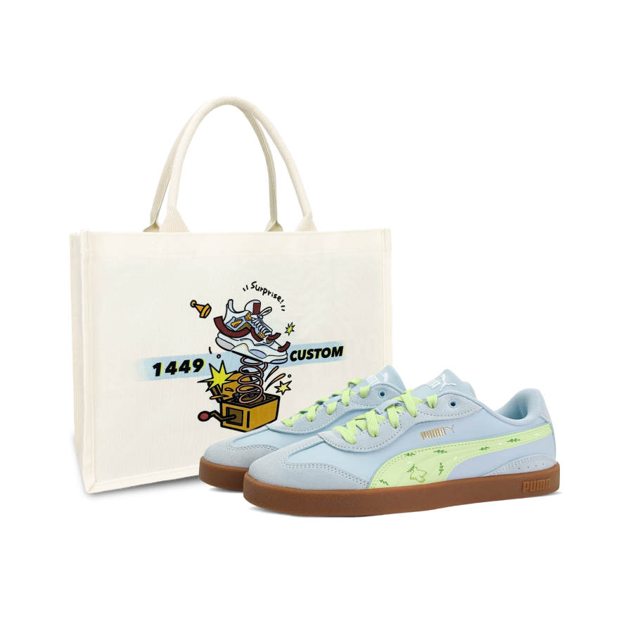 PUMA Low top German Army Trainers Women's Blue Green