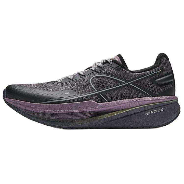 Anta Yufeng Champion Fabric Low top Running Shoes Women's Purple Black Gray