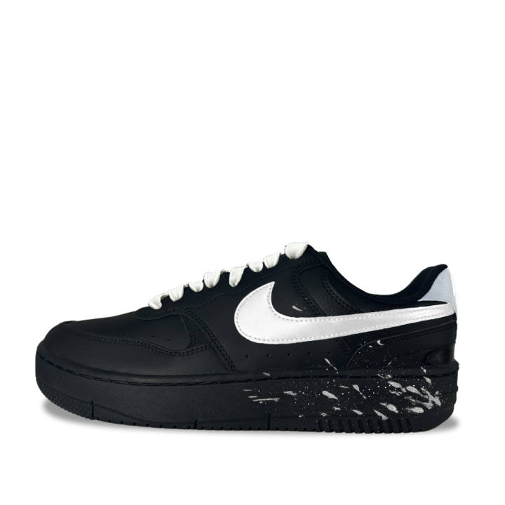 Nike Nike Gamma Force White Ink Shooting Stars Synthetic Leather Low top Skateboard Shoes Women's Black