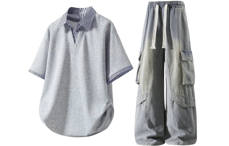 GWAF Casual Sportswear Unisex Lapel Moderate