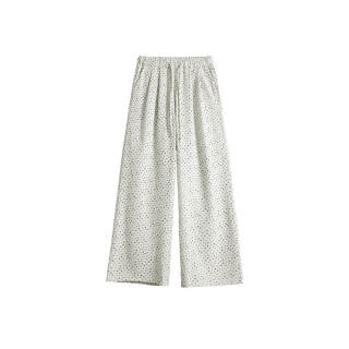 TUSHIFEI Casual Pants Women's Moderate Wide Leg Pants