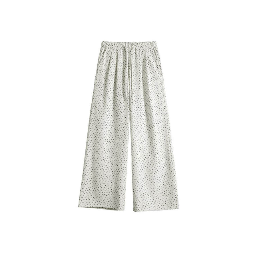 TUSHIFEI Casual Pants Women's Moderate Wide Leg Pants