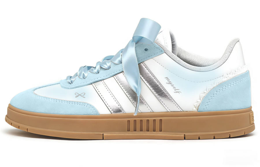 Adidas Adidas Gradas Crow, Salted Ballet, Romantic, Lace, Spring, Ambient, Anti Aging, Girlish, Blue Shades, Heart, Casual