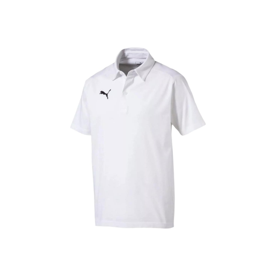 PUMA Polo Shirts Men's White Polo Collar Moderate