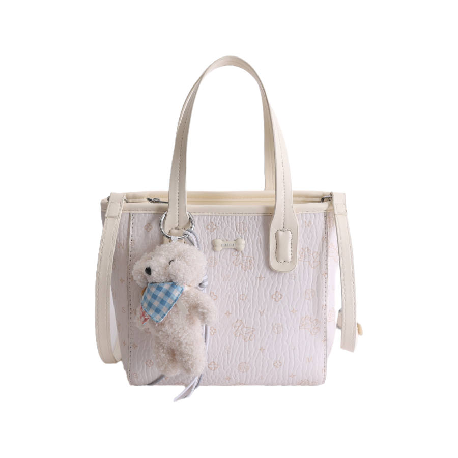 YALU Pu Handbag Regular Women's White/Purple/Pink