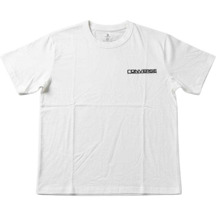 Converse Converse T Shirts Unisex White Crew Neck Moderate