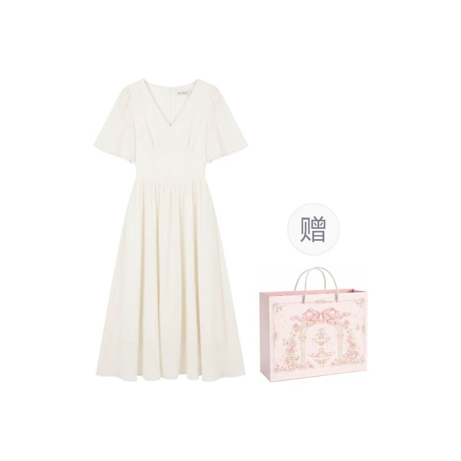 Qiuerle Dress Women's Gift Box Set Included