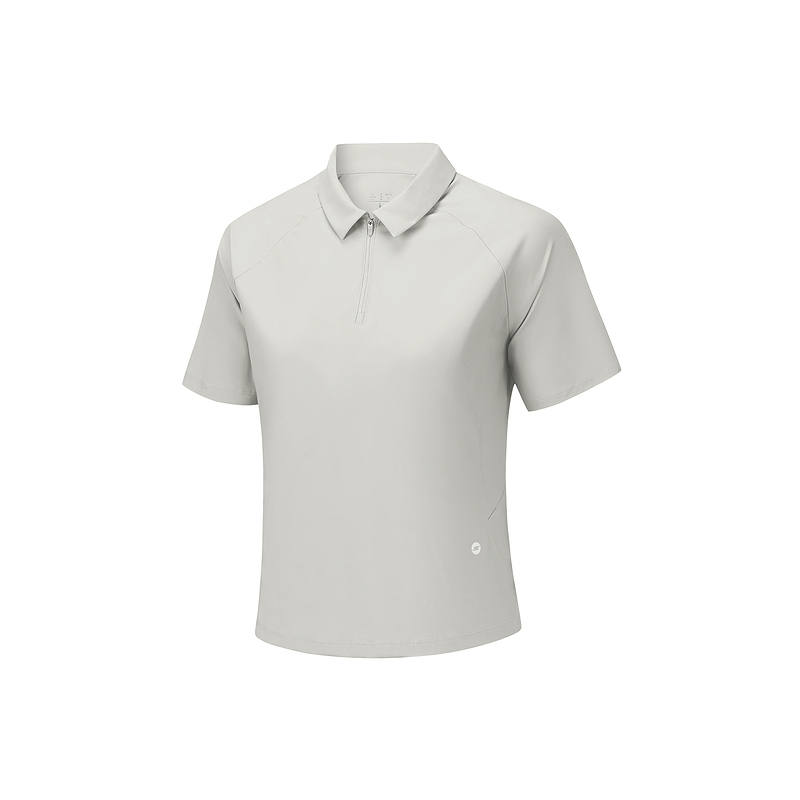 Skechers Polo Shirts Women's Lunar Gray 00MV Polo Collar Moderate