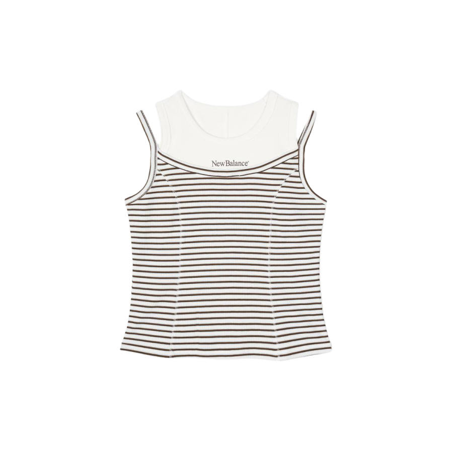 New Balance New Balance Tank Tops Women's Stripes Crew Neck Moderate Other