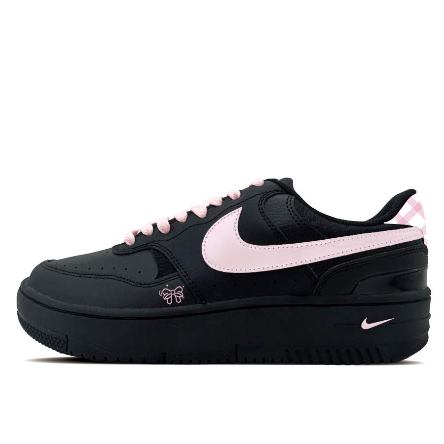 Nike Nike Gamma Force Knot Star Synthetic Leather Abrasion Resistant Low top Skateboard Shoes Women's Black