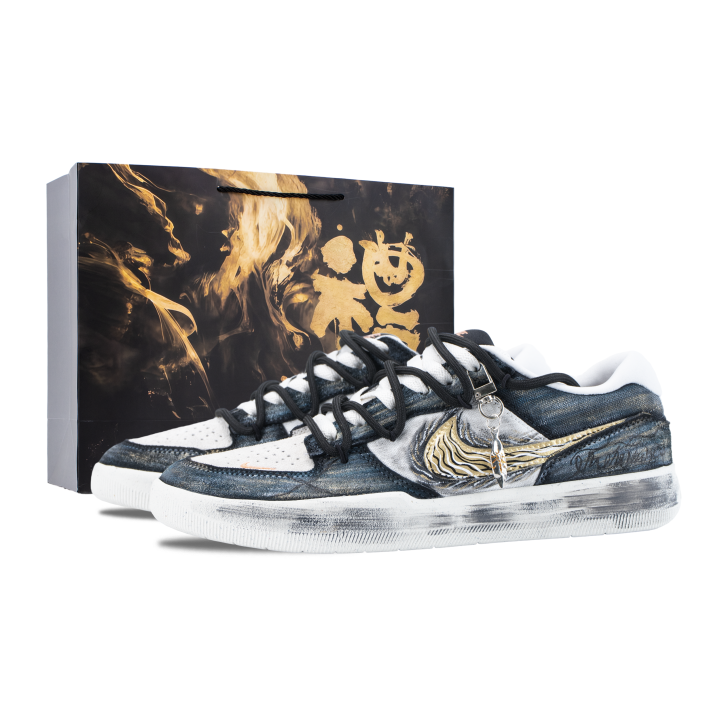 Nike Nike SB Force 58 Ethereal Cavity Golden Blade Abrasion Resistant Slip Resistant Low top Skateboard Shoes Men's