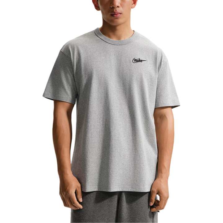 Nike Nike Sportswear T Shirts Men's Toned Dark Gray Crew Neck Moderate