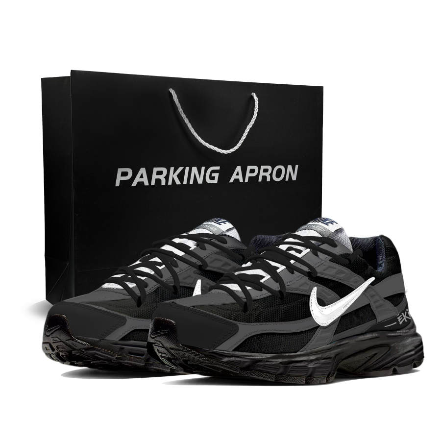 Nike Nike Initiator Cushioning Slip Resistant Abrasion Resistant Low top Casual Running Shoes Unisex Black
