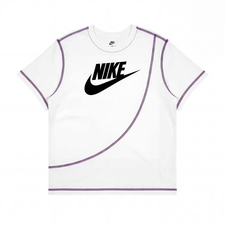 Nike Nike Sportswear T Shirts Unisex White Crew Neck Thin