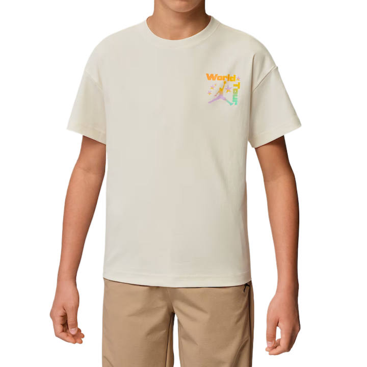 Jordan Jordan Kids T Shirts Crew Neck Moderate