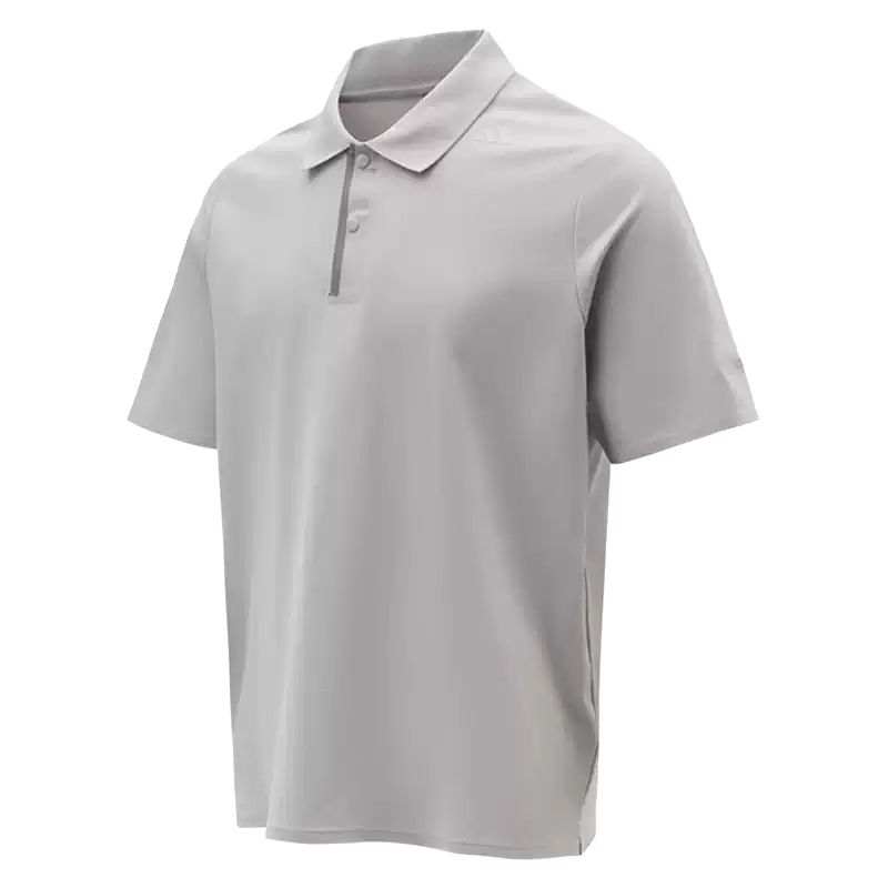 Adidas Adidas Polo Shirts Men's Gray Lapel Moderate