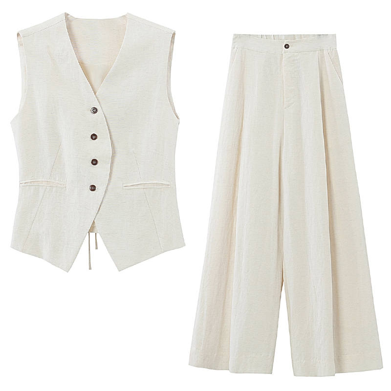 JBBCN Casual Suits Women's V Neck Moderate Long