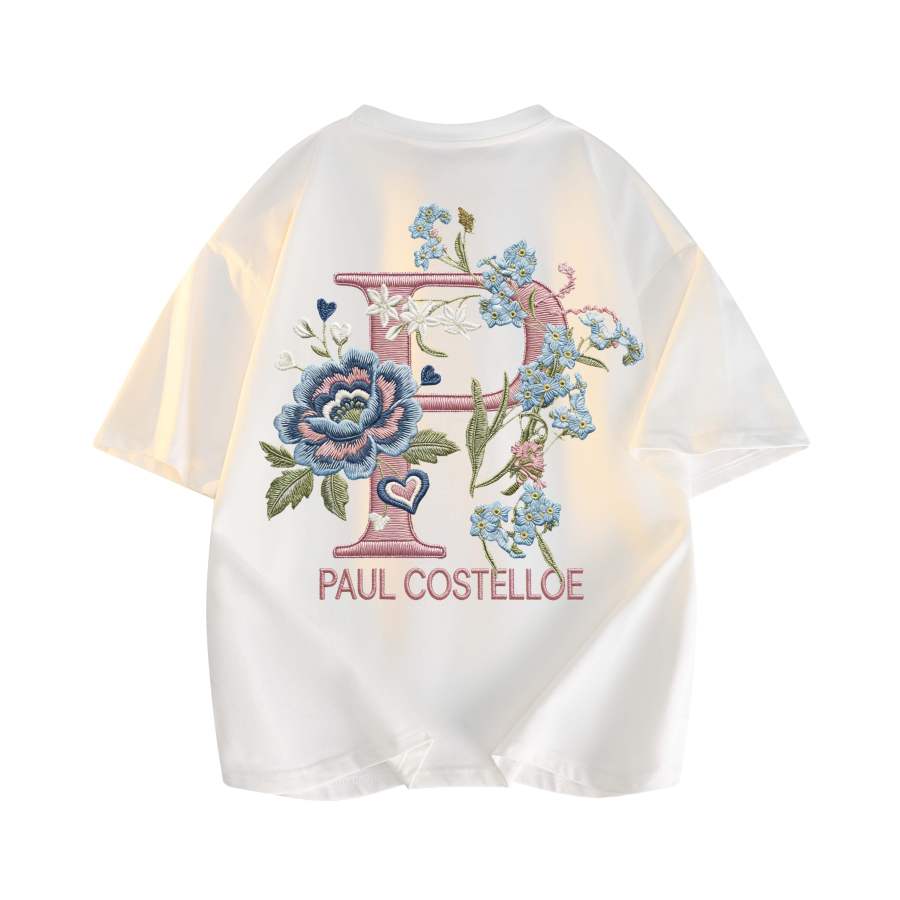PAUL COSTELLOE T Shirts Unisex Crew Neck Thin Straight Fit