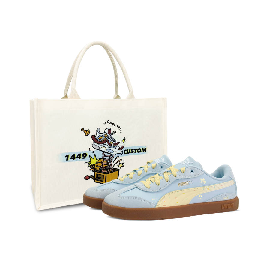 PUMA Low top German Army Trainers Unisex Yellow Blue