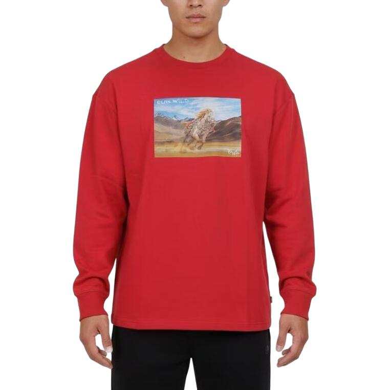 Vans Vans T Shirts Men's Red Crew Neck Moderate