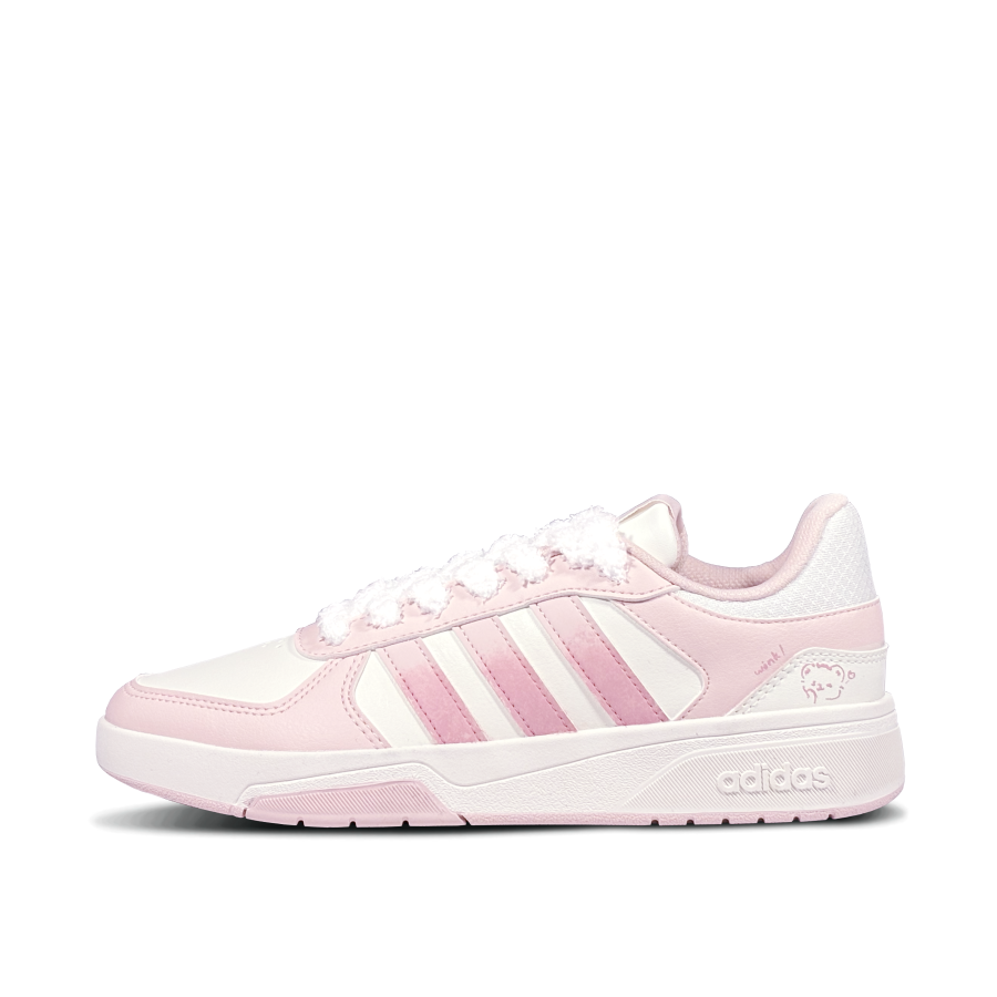 Adidas Adidas COURTBEAT Sweet Bear Gummies Low top Skateboard Shoes Unisex Pink White