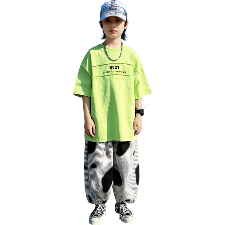 Lanza Lanza Boy Suit Summer Style Middle School Kids'