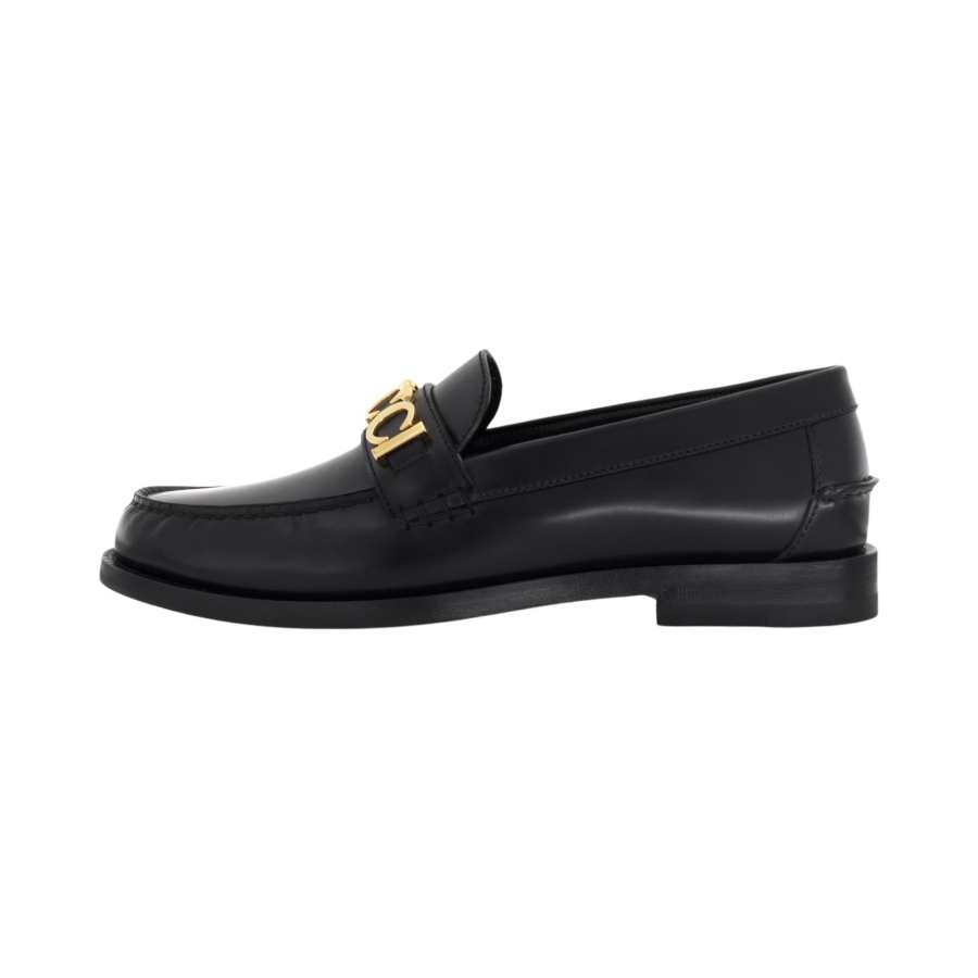 GUCCI GUCCI Leather Loafers Black