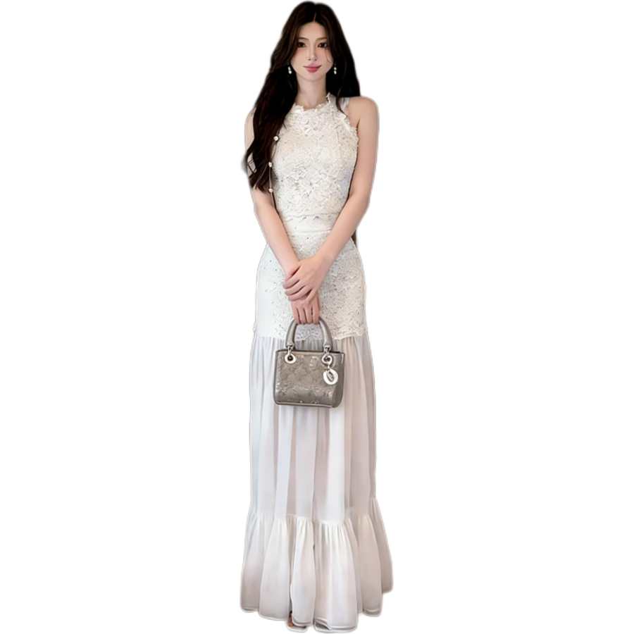 JBBCN Two Piece Skirt Sets Women's Crew Neck Thin Long