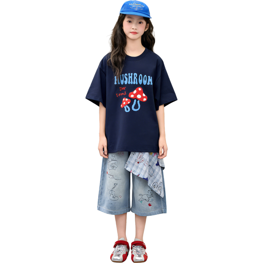 Lanza Girls' Set Summer Style Middle School Kids'