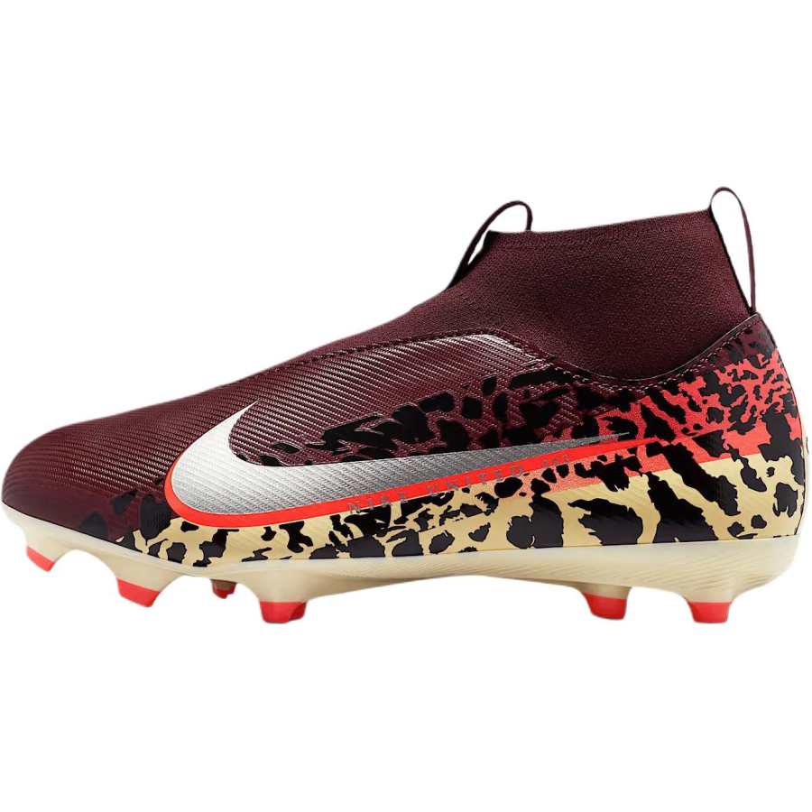 Nike Nike Mercurial Superfly 10 Abrasion Resistant High top Soccer Shoes Burgundy Kids'